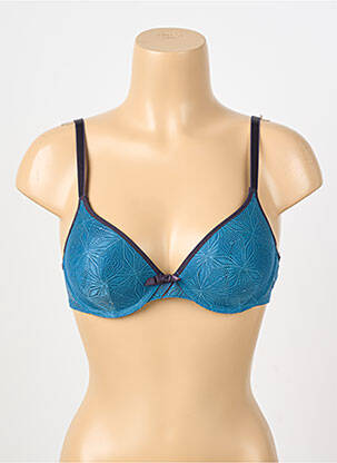 Soutien-gorge effet matière satinée haut soutien-gorge moulé vert PASSIONATA femme