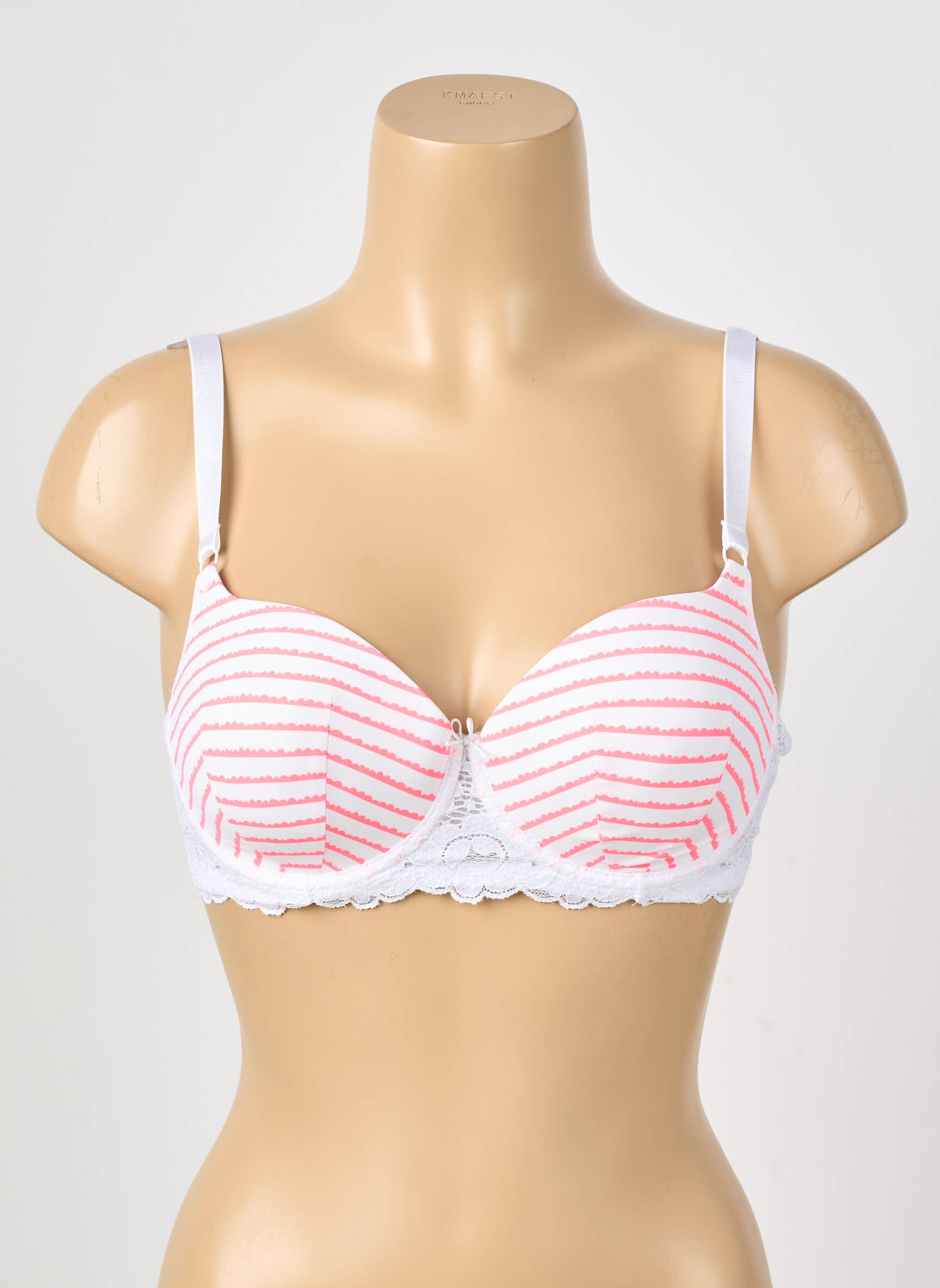 Soutien-gorge effet matière satinée haut soutien-gorge moulé blanc PASSIONATA femme