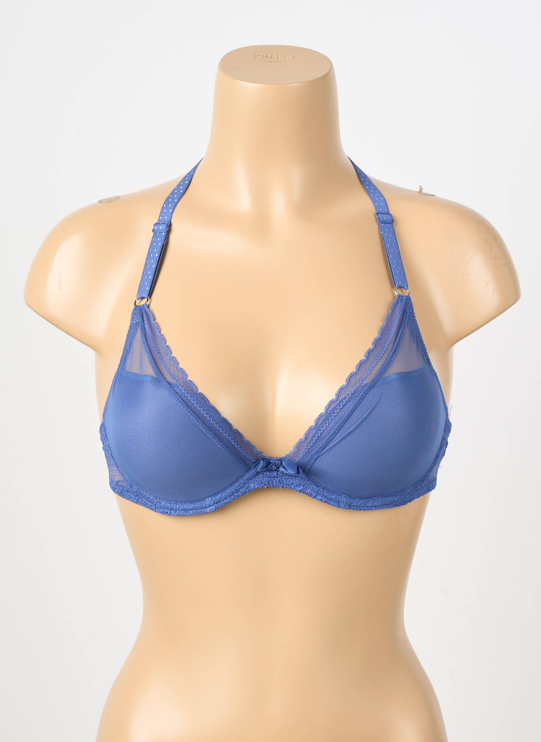 Soutien-gorge légère et transparente haut soutien-gorge moulé bleu PASSIONATA femme