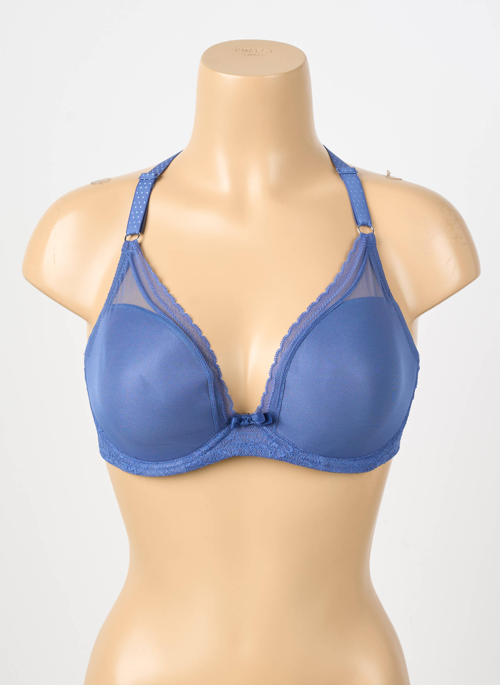 Soutien-gorge légère et transparente haut soutien-gorge moulé bleu PASSIONATA femme