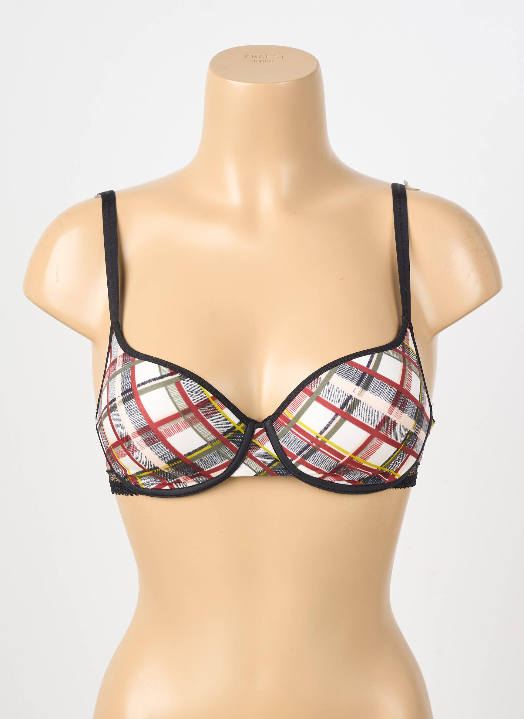 Soutien-gorge effet matière satinée haut soutien-gorge moulé noir PASSIONATA femme