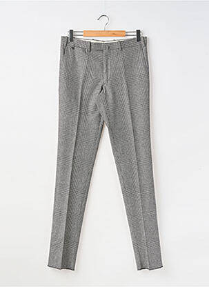 Pantalon slim tissage chiné taille normale gris ZINS homme