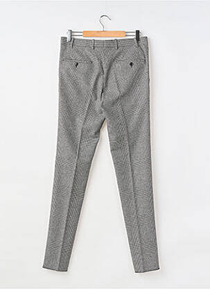 Pantalon slim tissage chiné taille normale gris ZINS homme