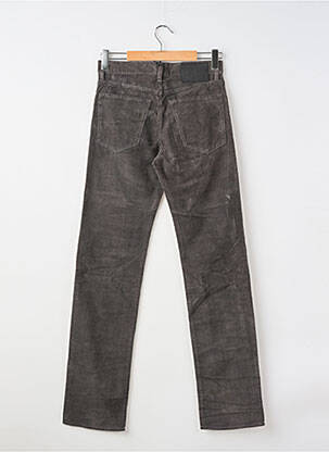 Pantalon slim tissage velours taille normale gris HUGO BOSS homme