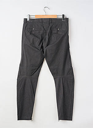 Pantalon slim tissage chiné taille normale noir LANVIN homme