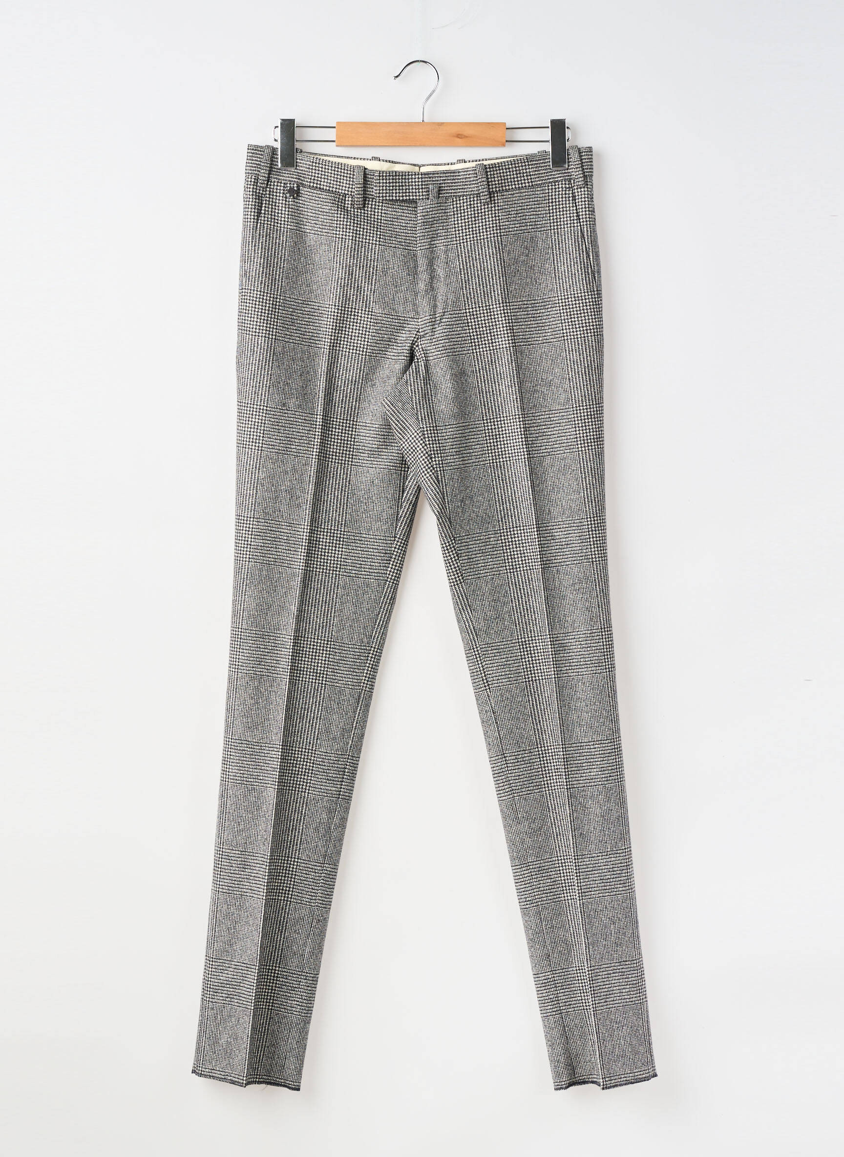 Pantalon slim tissage chiné taille normale gris ZINS homme
