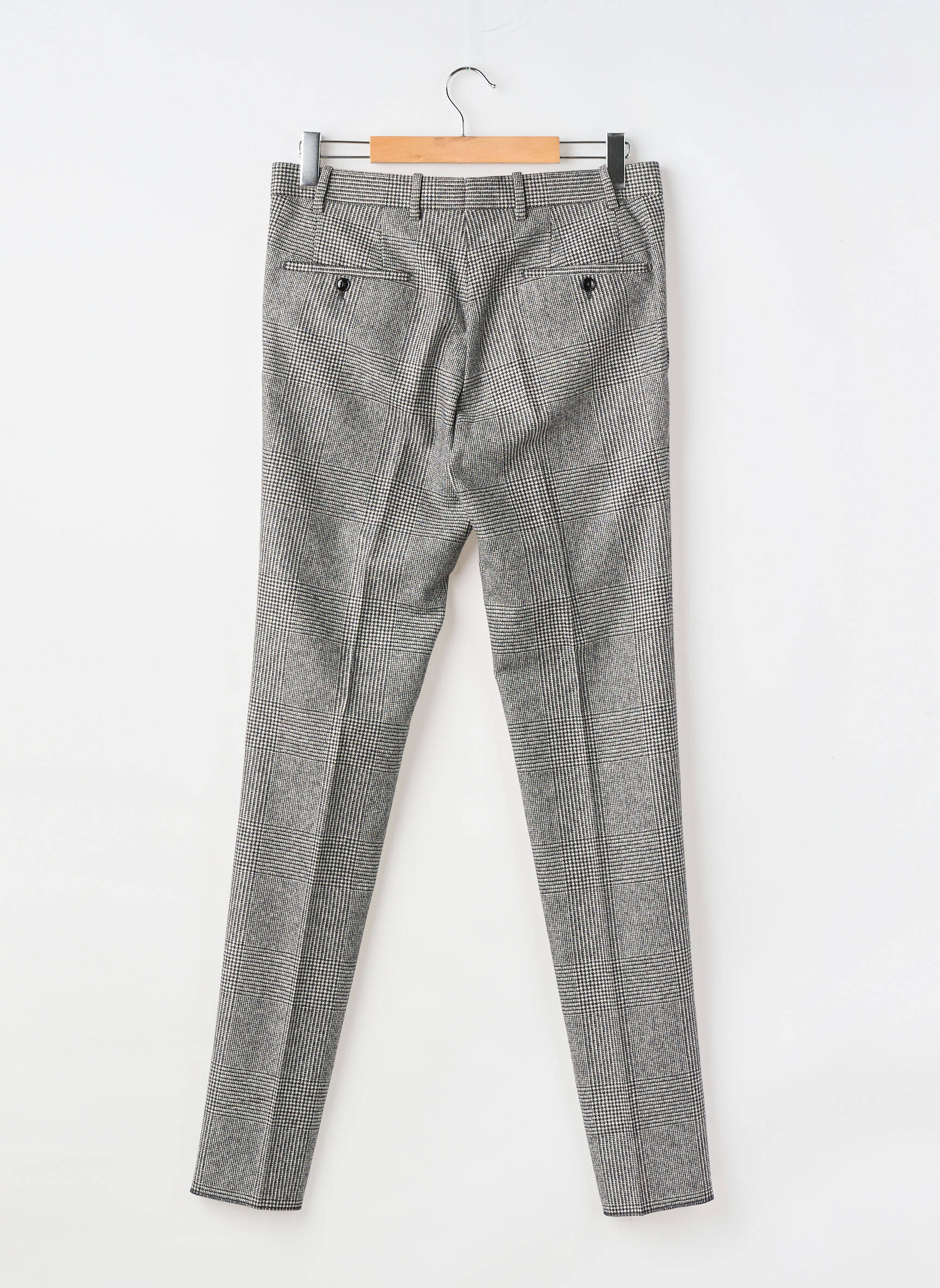 Pantalon slim tissage chiné taille normale gris ZINS homme