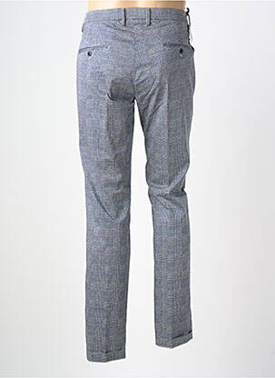 Pantalon chino imprimé imprimé prince de galle taille basse bleu MASON'S homme