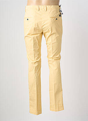 Pantalon droit tissage popeline taille normale jaune MASONS homme
