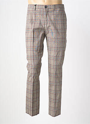 Pantalon slim tissage popeline taille normale marron PAUL SMITH homme