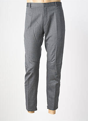 Pantalon slim tissage chiné taille normale gris LANVIN homme