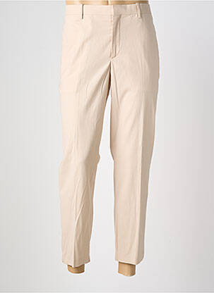Pantalon 7/8 fermeture zippée sous rabat avec crochet taille normale beige NEIL BARRETT homme