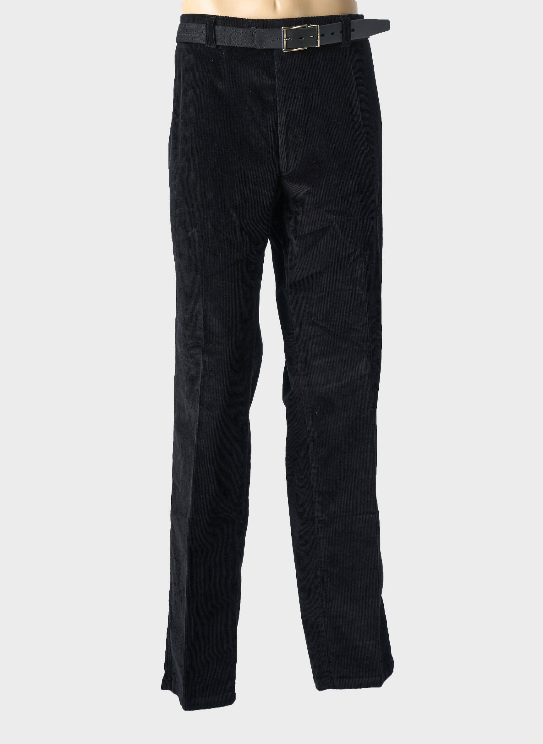 Pantalon slim tissage velours taille normale noir M.E.N.S homme