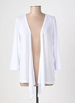 Gilet manches longues col v blanc ZHENZI homme
