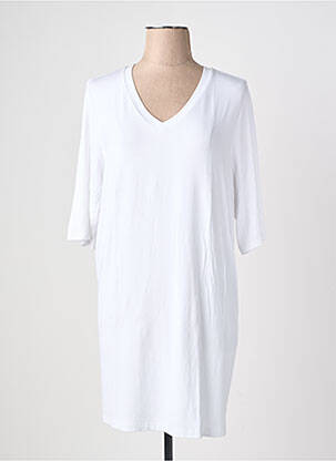 Tunique manches longues col v blanc NO SECRET femme