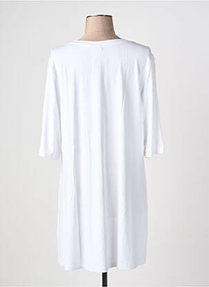 Tunique manches longues col v blanc NO SECRET femme