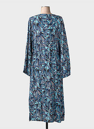 Robe longue manches longues manches longues bleu MASAI femme