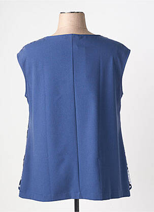 Top stretch manches courtes bleu VERPASS femme