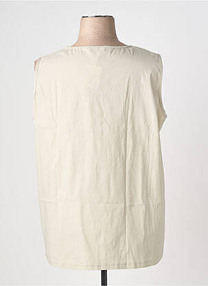 Top stretch sans manche beige KJBRAND femme