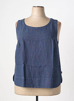 Top sans manche sans manche bleu VETONO femme