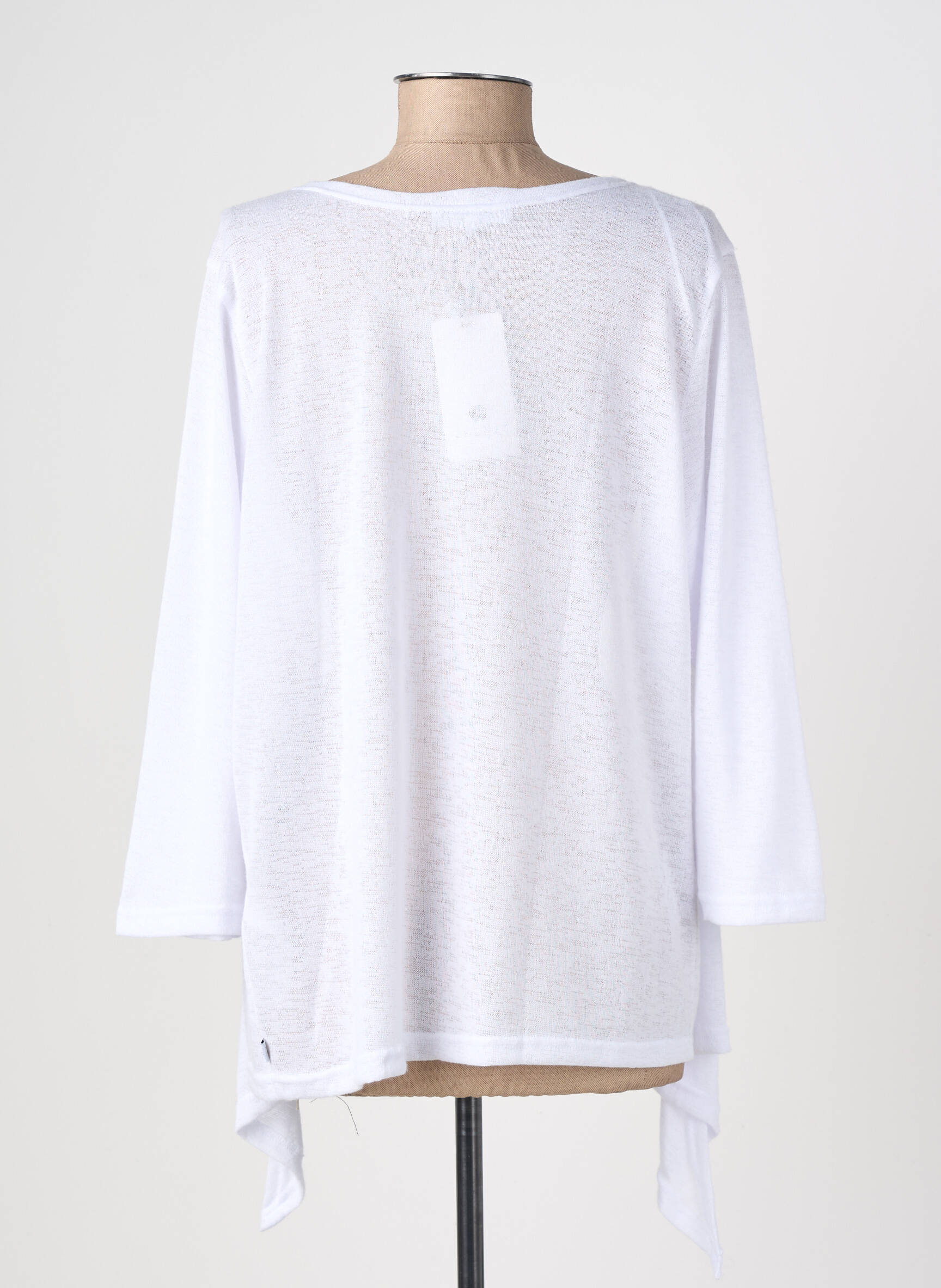 Gilet manches longues col v blanc ZHENZI homme
