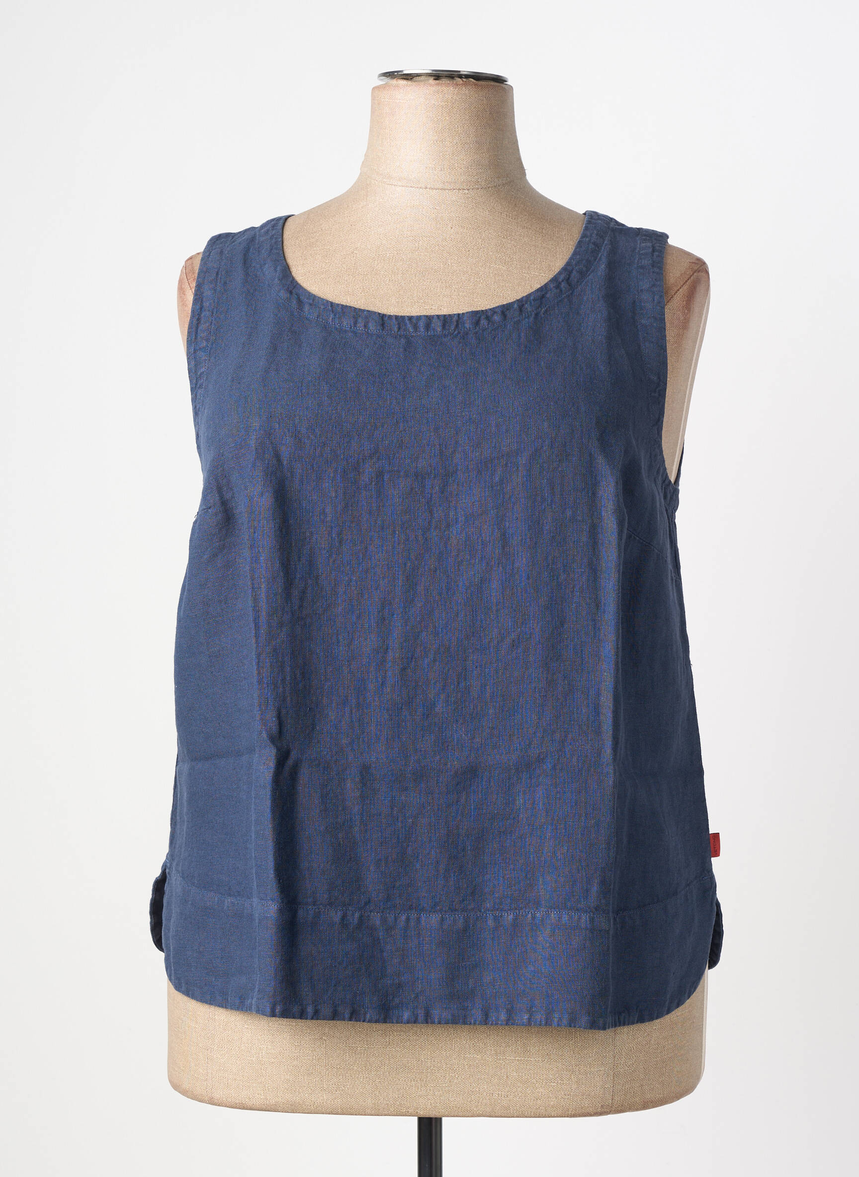 Top sans manche sans manche bleu VETONO femme