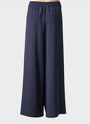 Pantalon droit taille élastique bleu MASAI femme