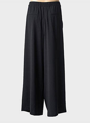 Pantalon droit taille élastique noir MASAI femme