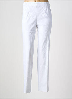 Pantalon slim taille élastique blanc KJBRAND femme