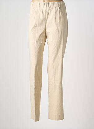 Pantalon slim taille élastique beige KJBRAND femme