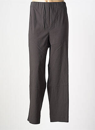 Pantalon droit taille élastique gris KJBRAND femme