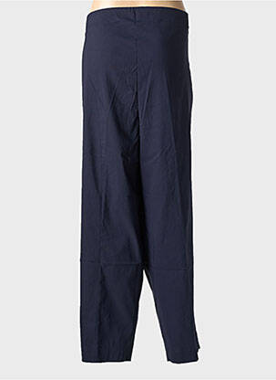 Pantalon droit taille élastique bleu KJBRAND femme