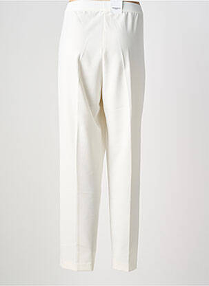 Pantalon droit taille élastique blanc RAPHAELA BY BRAX femme
