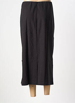 Jupe longue coupe droite noir KJBRAND femme