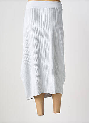 Jupe longue coupe droite gris VETONO femme