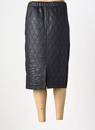 Jupe mi-longue coupe droite noir VERPASS femme