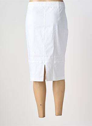Jupe mi-longue coupe droite blanc VERPASS femme
