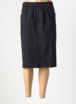 Jupe mi-longue coupe droite noir VERPASS femme