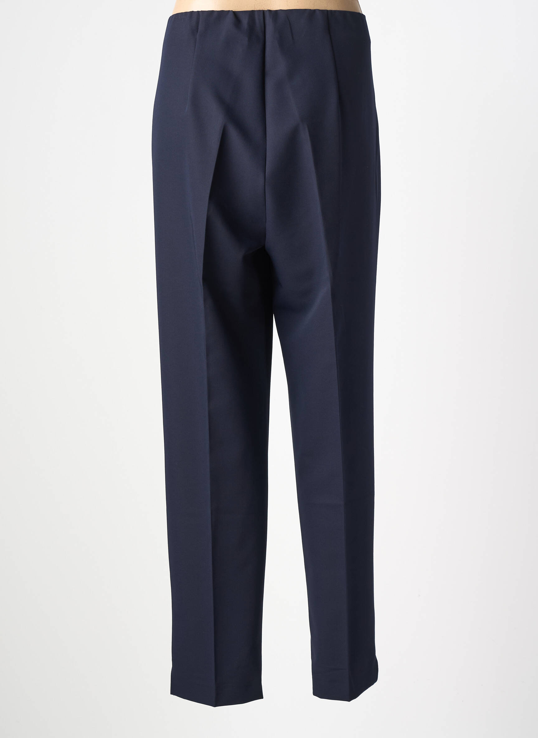 Pantalon slim taille élastique bleu VERPASS femme