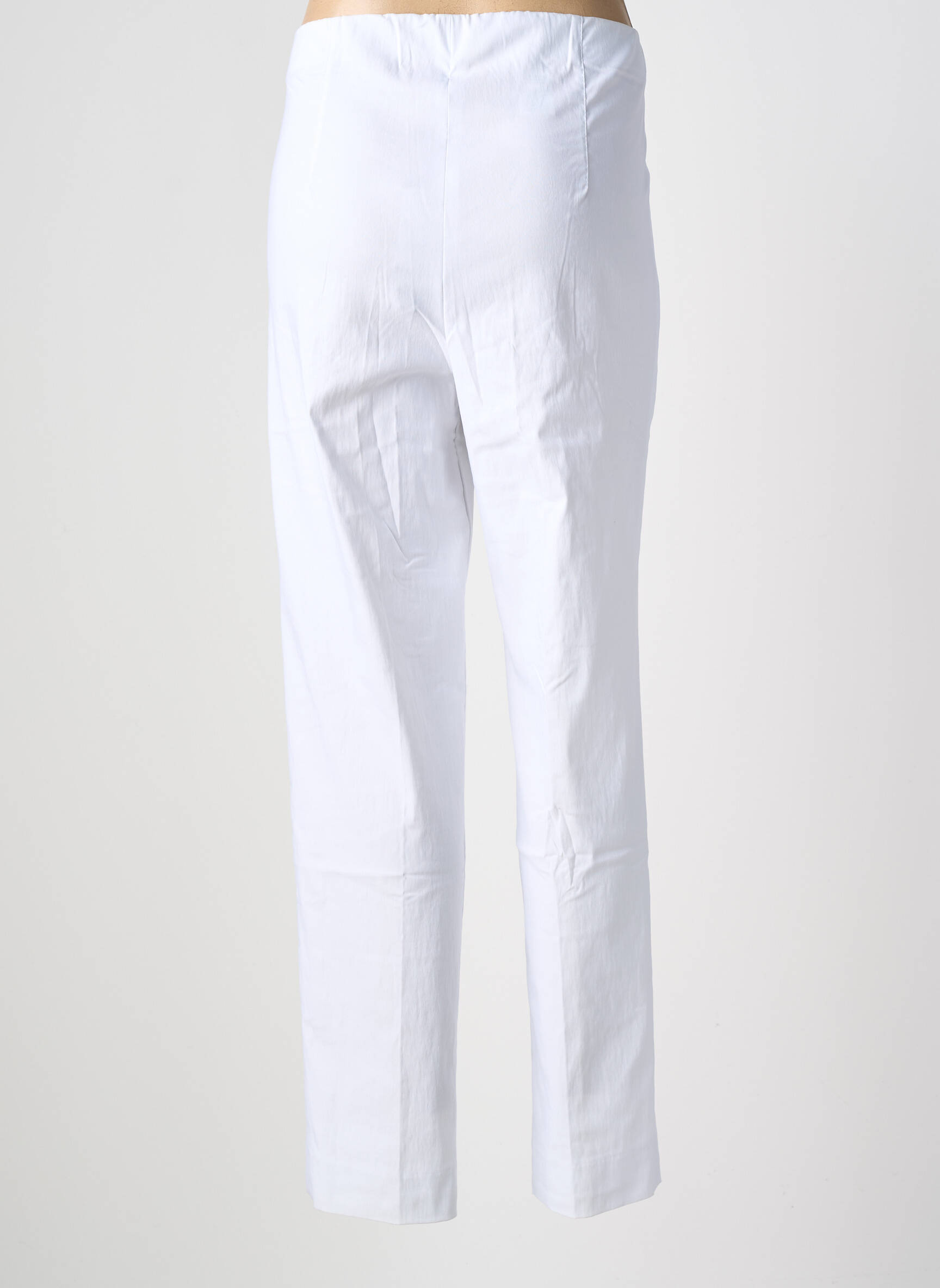 Pantalon slim taille élastique blanc KJBRAND femme