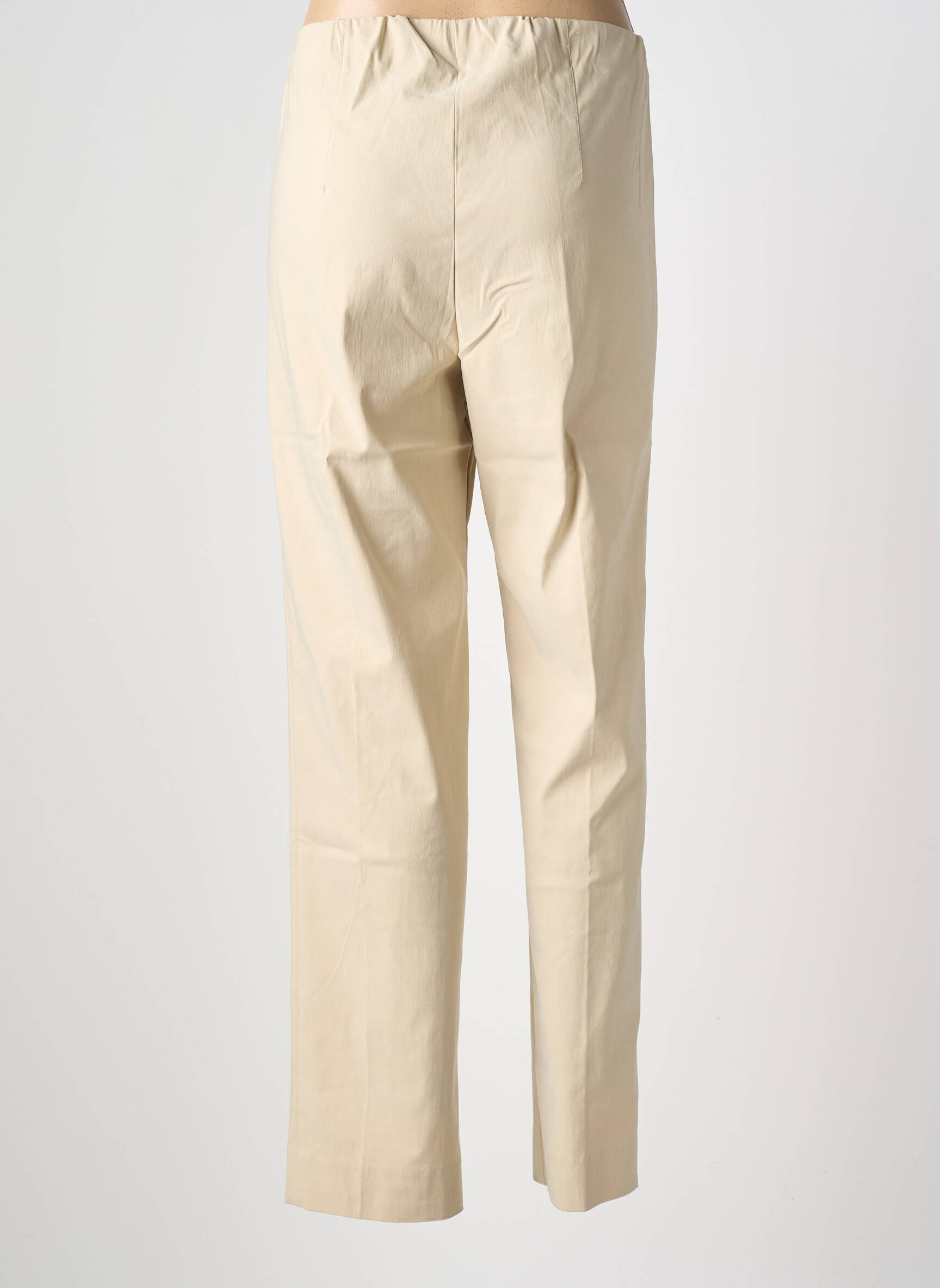 Pantalon slim taille élastique beige KJBRAND femme