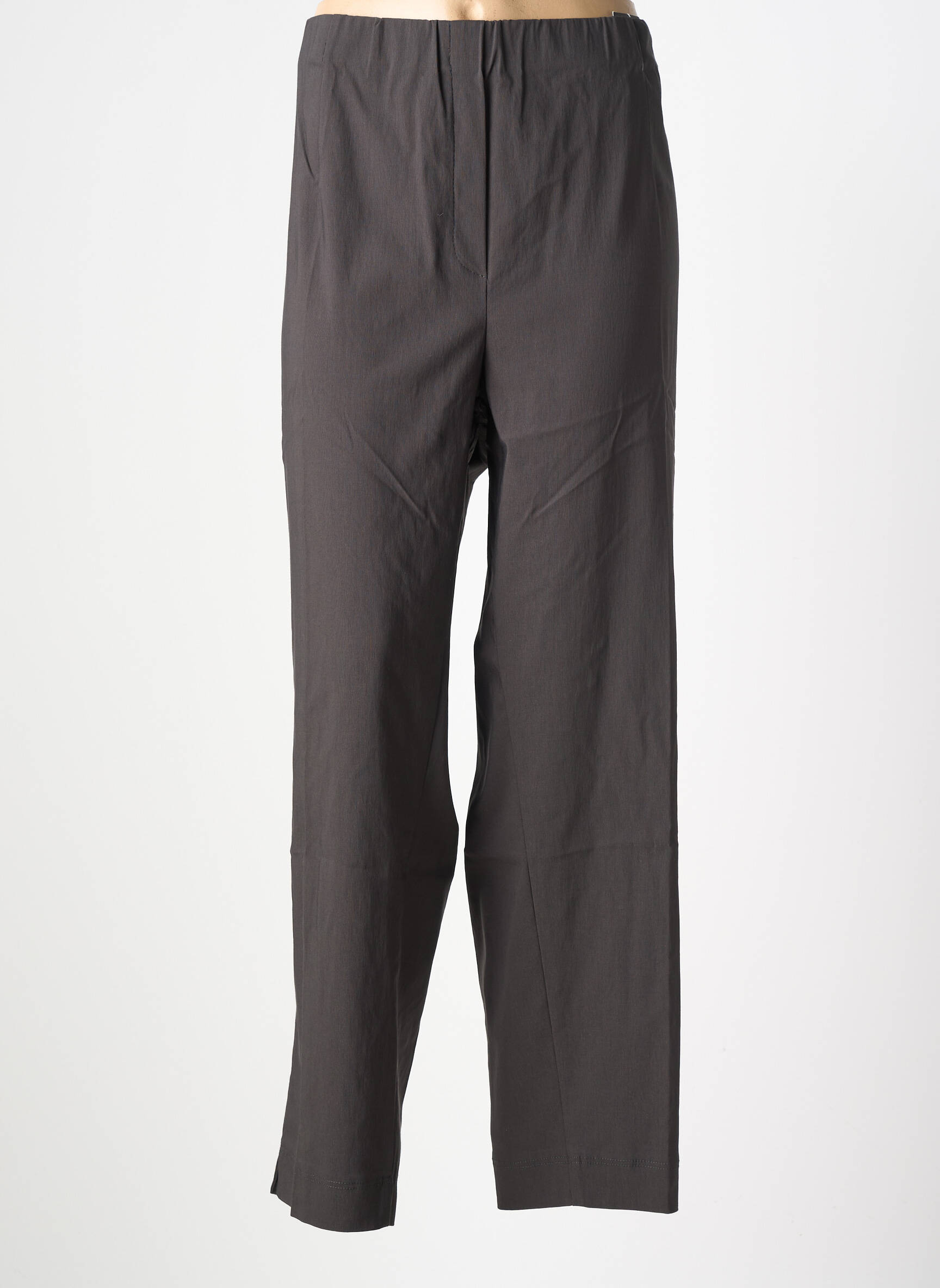 Pantalon droit taille élastique gris KJBRAND femme