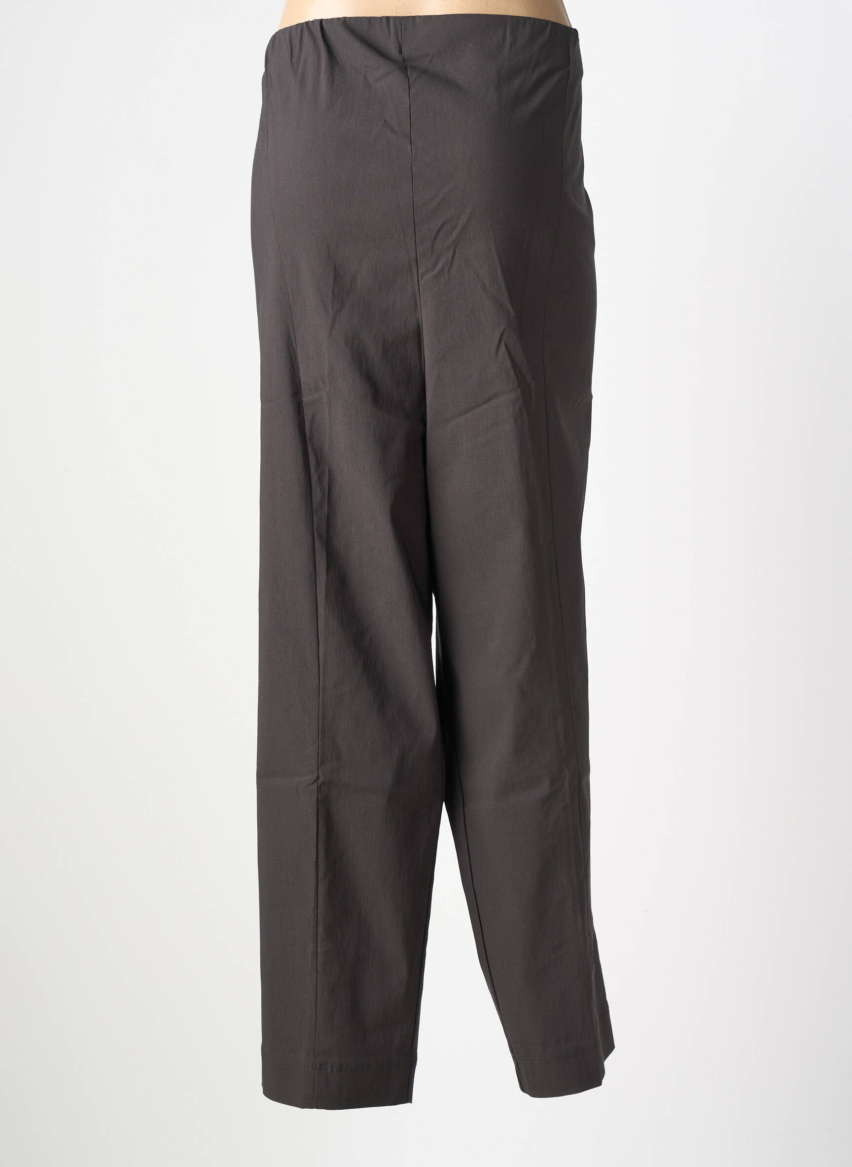 Pantalon droit taille élastique gris KJBRAND femme