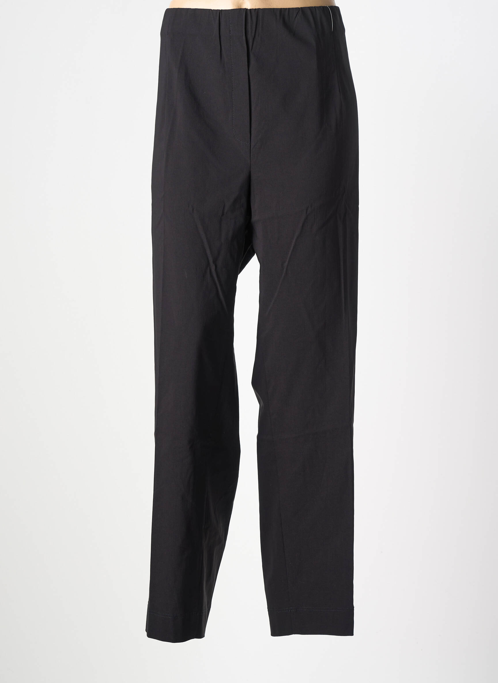 Pantalon droit taille élastique noir KJBRAND femme