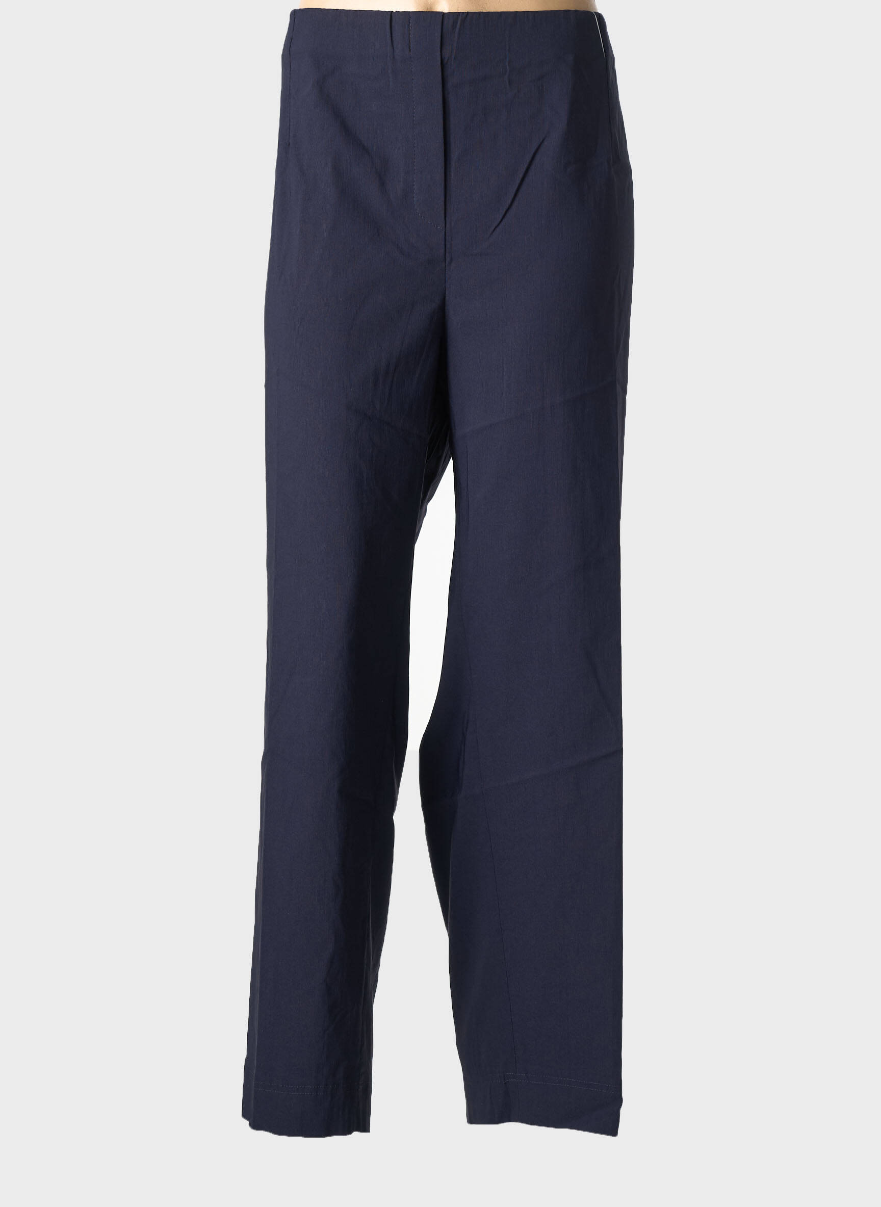 Pantalon droit taille élastique bleu KJBRAND femme