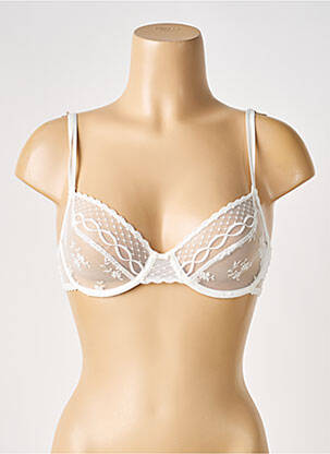 Soutien-gorge broderie haut soutien-gorge emboitant blanc PASSIONATA femme