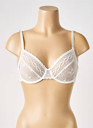 Soutien-gorge broderie haut soutien-gorge emboitant blanc PASSIONATA femme