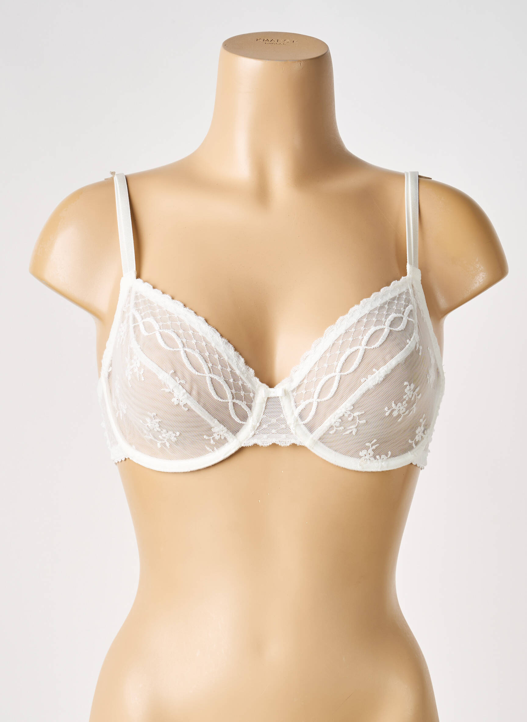 Soutien-gorge broderie haut soutien-gorge emboitant blanc PASSIONATA femme