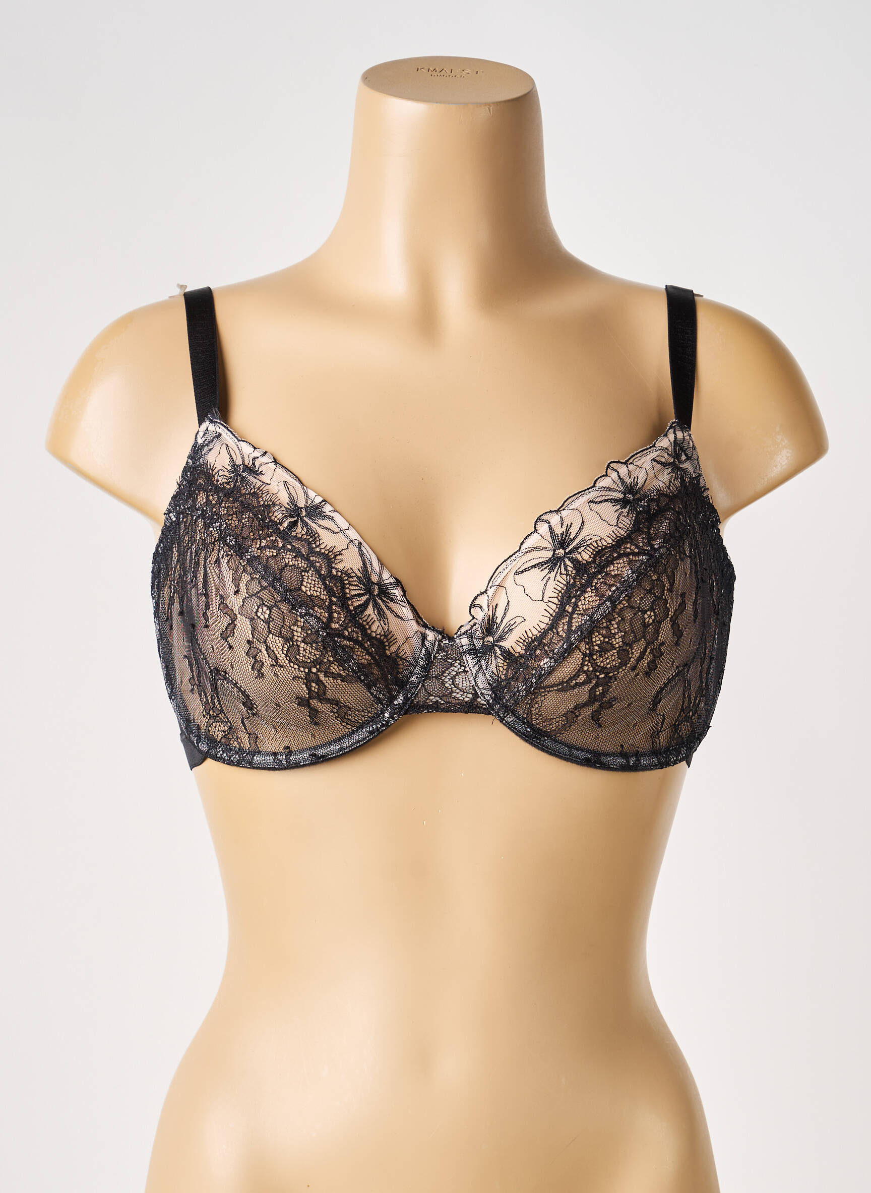 Soutien-gorge légère et transparente haut soutien-gorge emboitant noir PASSIONATA femme