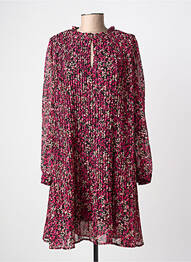 Robe courte coupe fluide manches longues rose ARTLOVE femme